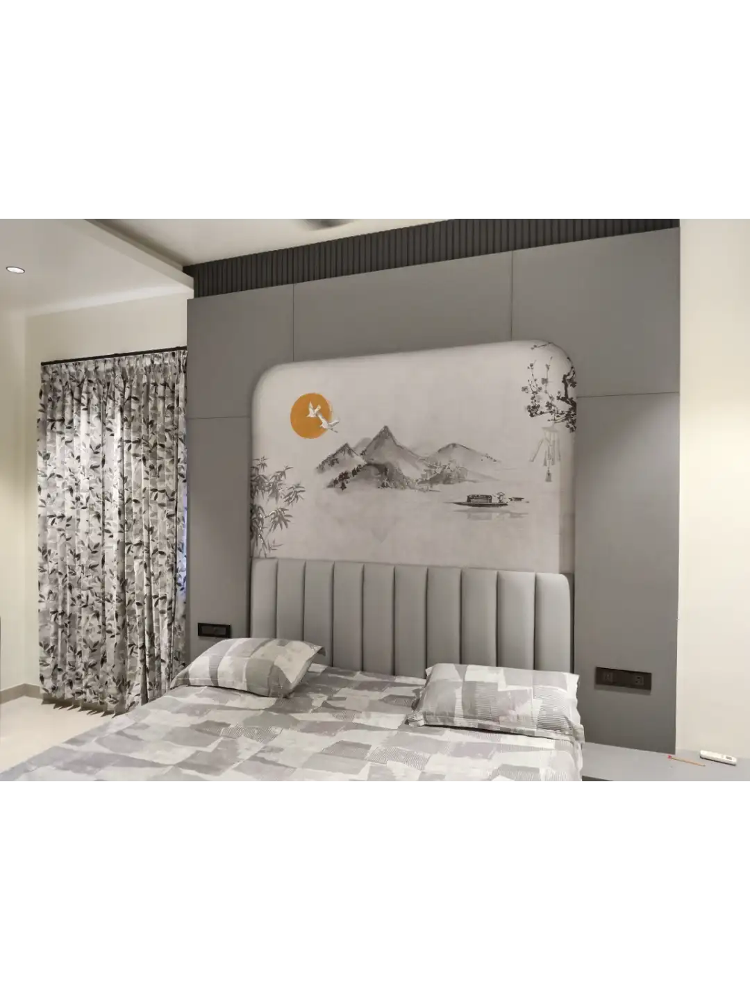 Panel headboard